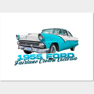 1955 Ford Fairlane Crown Victoria Posters and Art